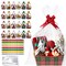 Gift Basket Kit with Basket Bags and Pull Bows DIY Basket Gift Set for Christmas Birthday Build Your Own Gift Basket (Buffalo Plaid)